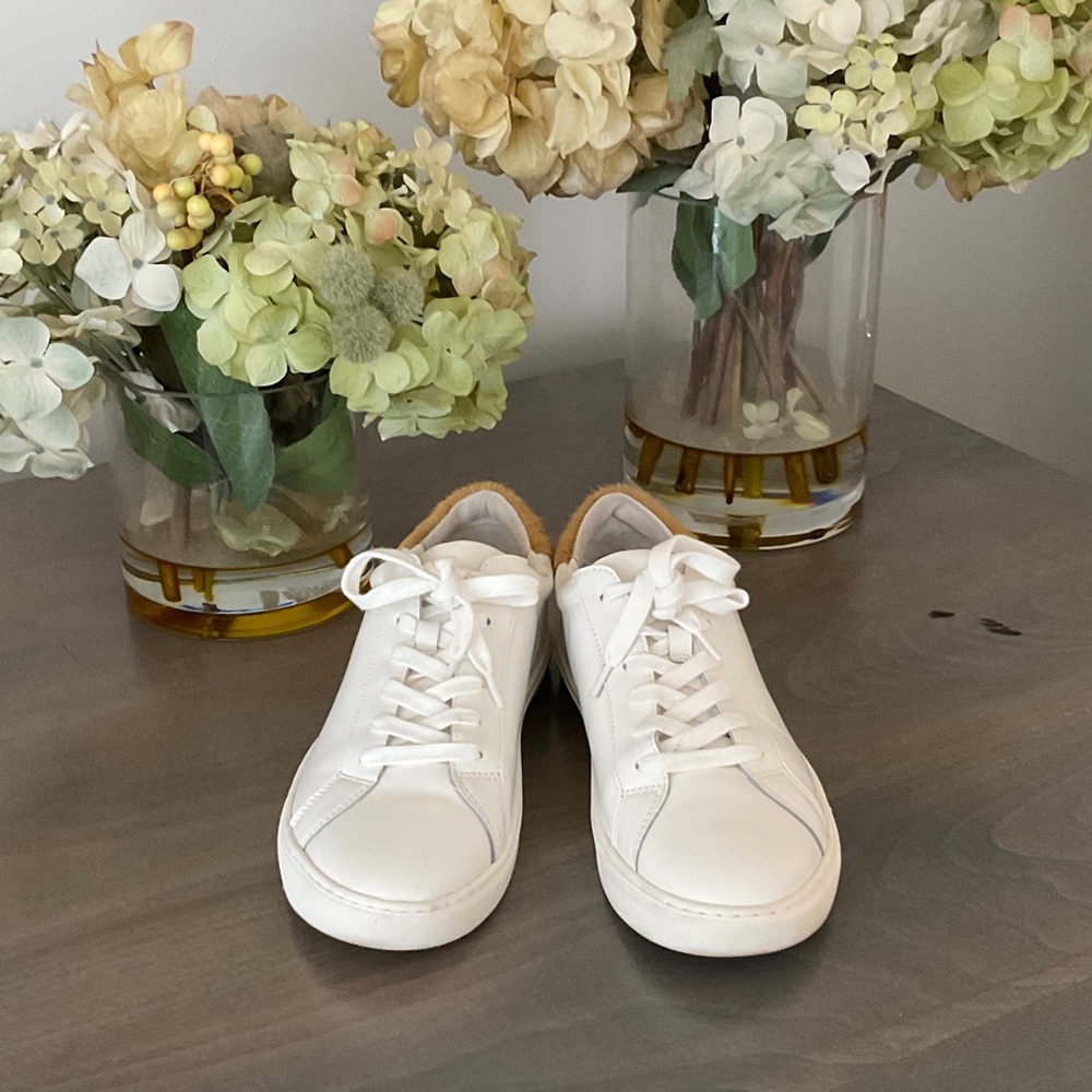 J. McLaughlin Angelique Leather Sneakers - Size 8